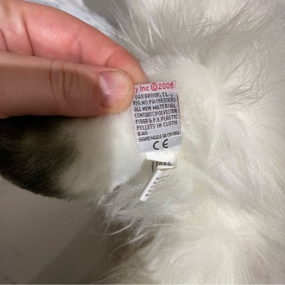 Vintage TY Classic Angel Himalayan Cat 20th anniversary beanie buddy cat plush - Picture 10 of 10
